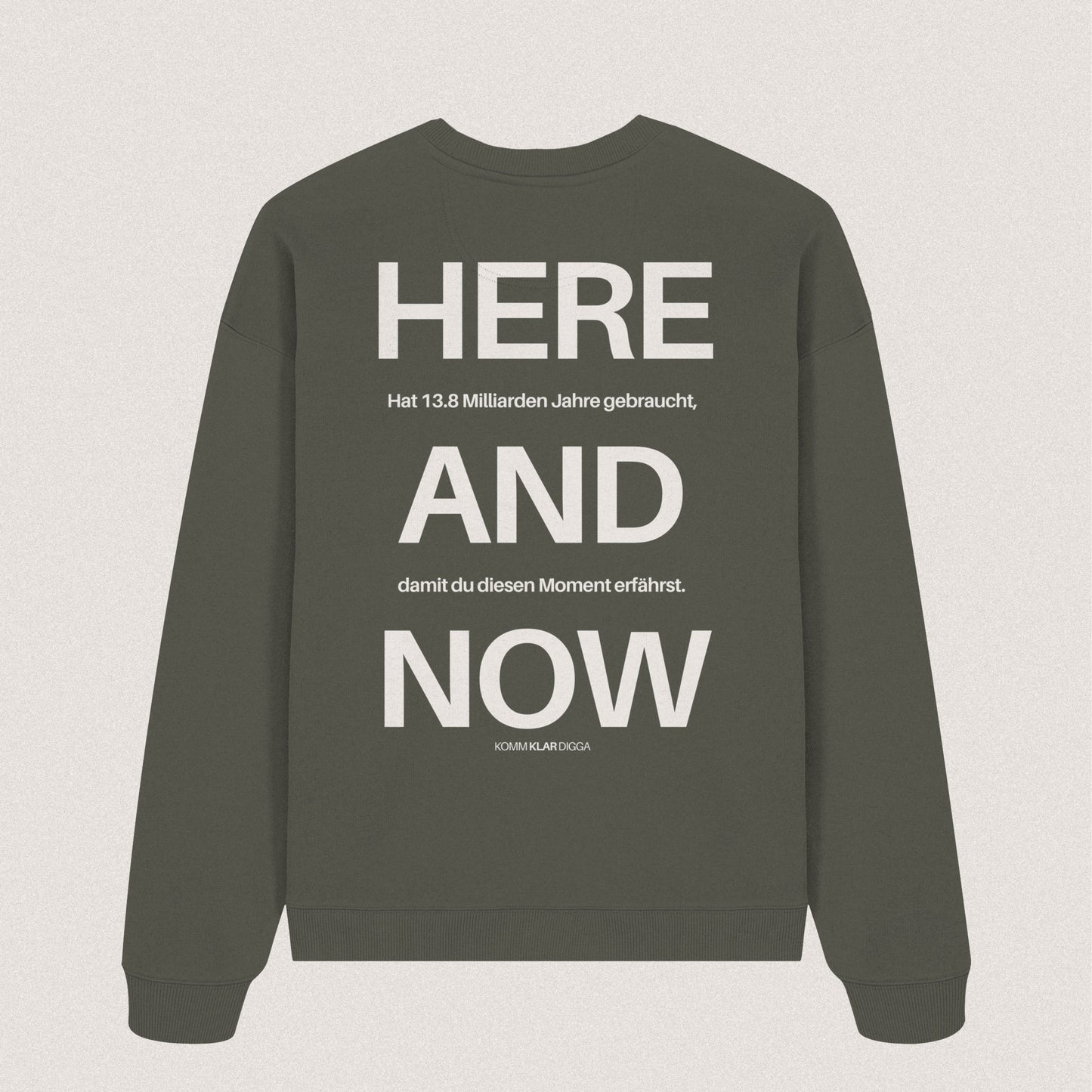 HERE & NOW | Organic Oversize Sweatshirt