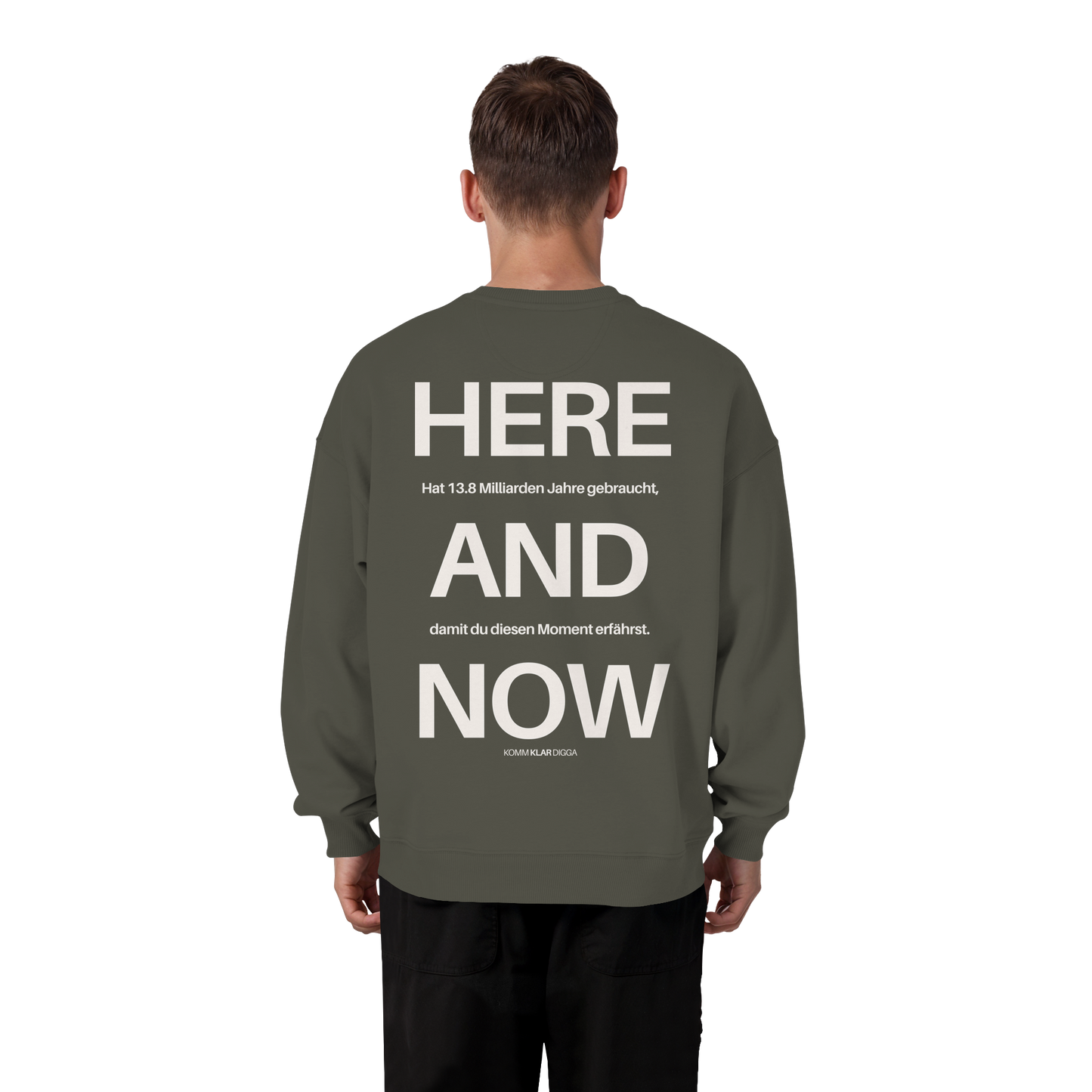 HERE & NOW | Organic Oversize Sweatshirt